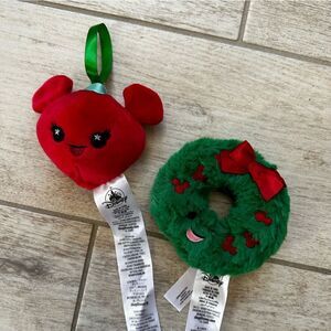 Disney Christmas Ornament and Wreath Wishables